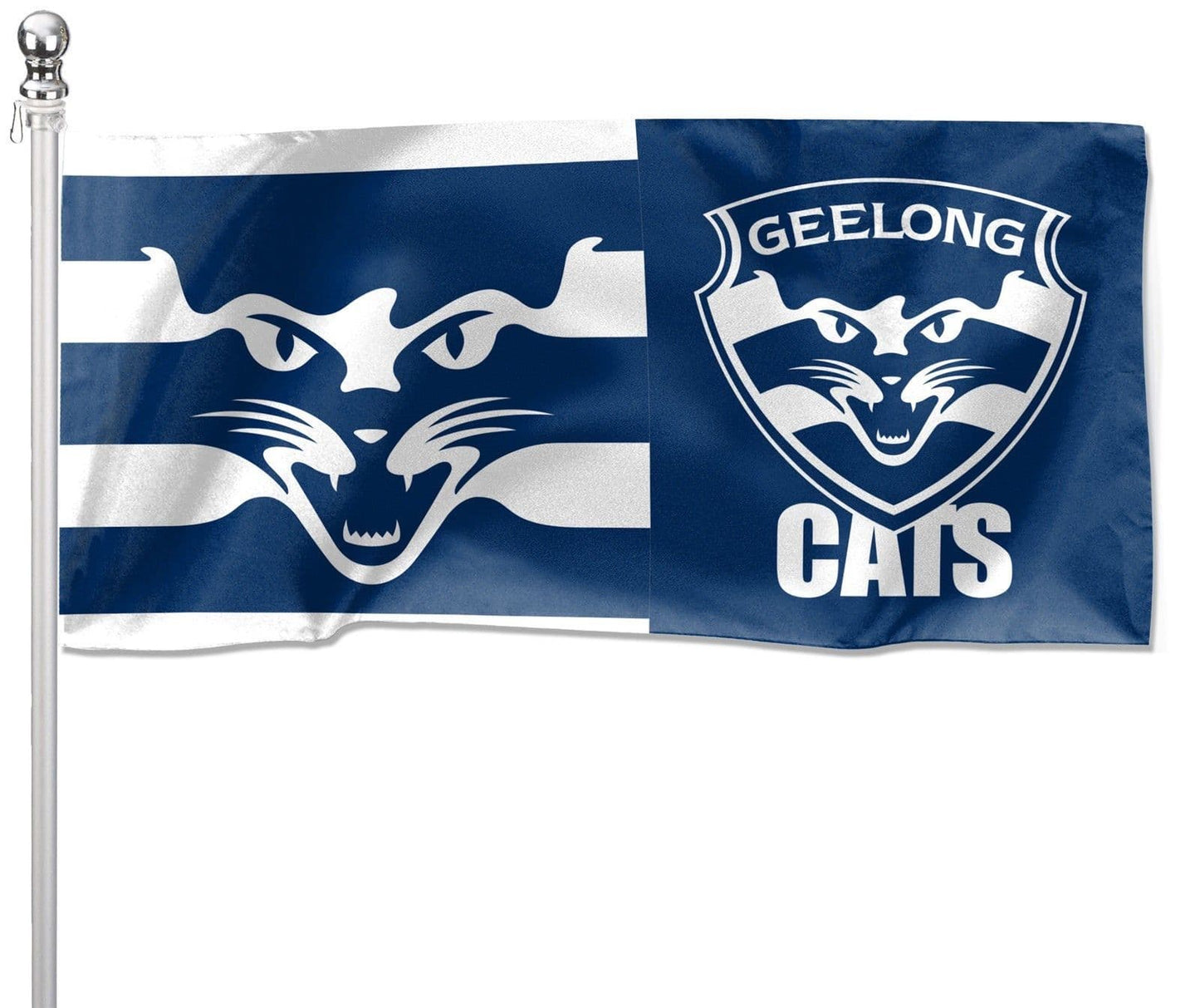Geelong Cats Pole Flag 1800mm by 900mm