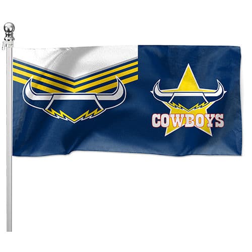 North Queensland Cowboys Pole Flag 1800mm by 900mm