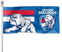 Western Bulldogs Pole Flag 1800mm by 900mm
