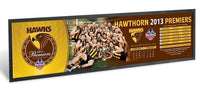 Hawthorn Hawks 2013 AFL Premiers Team Bar Runner