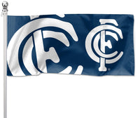 Carlton Blues Pole Flag 1800mm by 900mm