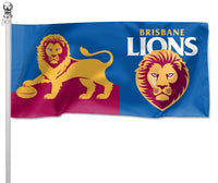 Brisbane Lions Pole Flag 1800mm by 900mm