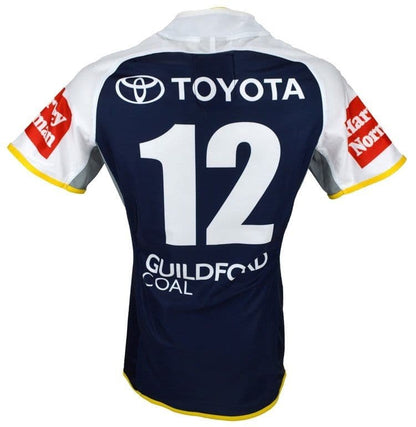 North Queensland Cowboys NRL No. 12 Player Issue Home Jersey
