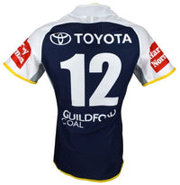North Queensland Cowboys NRL No. 12 Player Issue Home Jersey