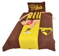 Hawthorn Hawks AFL Player Quilt Doona Duvet
