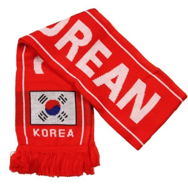 Korean Football Supporter Jacquard Scarf Korea