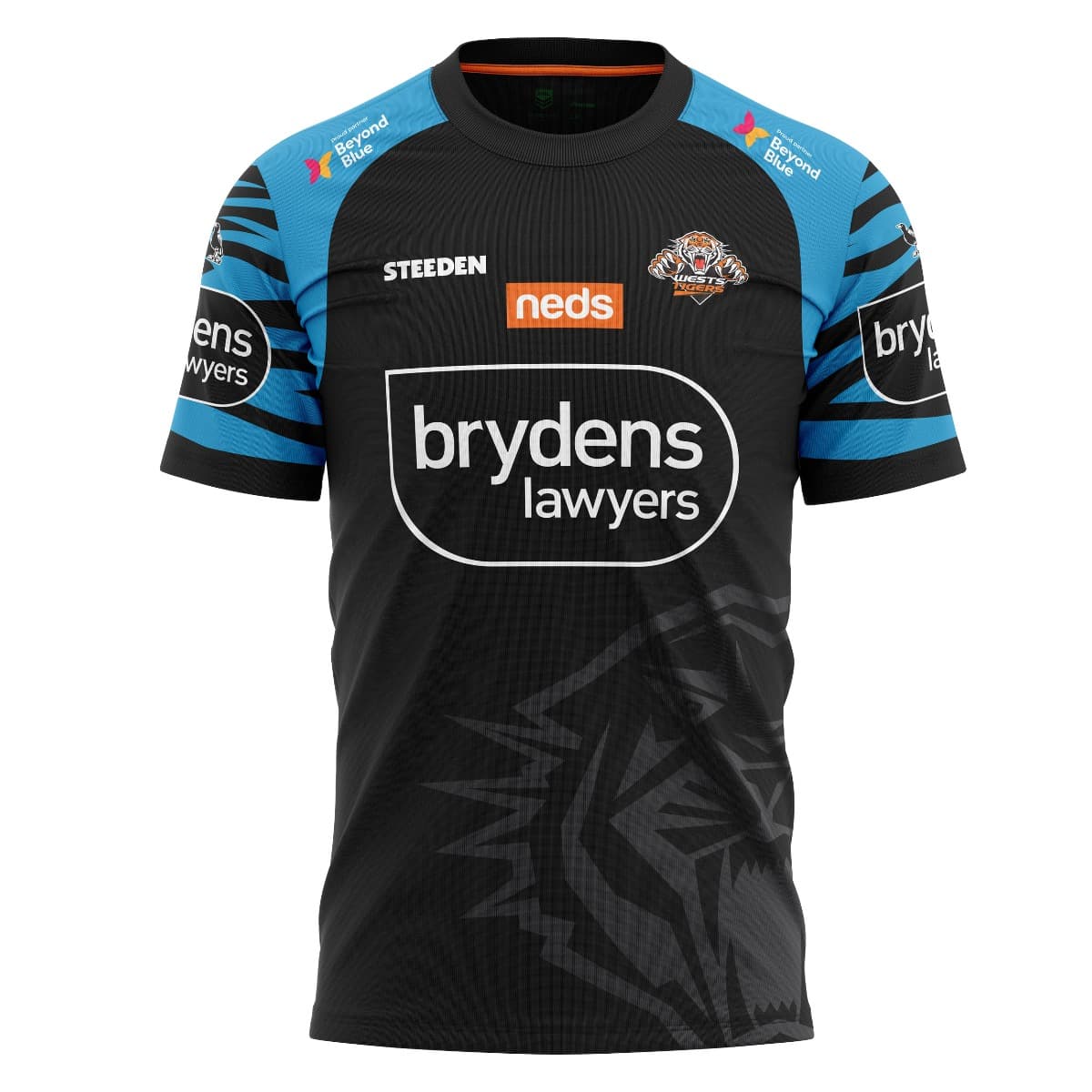 Wests Tigers NRL Mens Run Out Tee