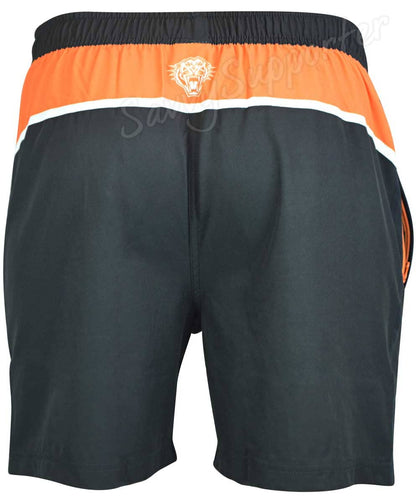 Wests Tigers NRL Mens Training Gym Shorts