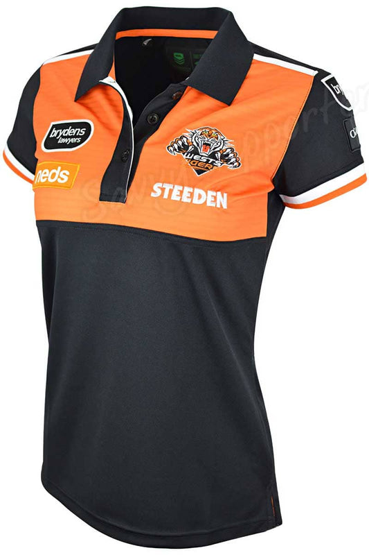 Wests Tigers NRL Ladies Media Polo Shirt