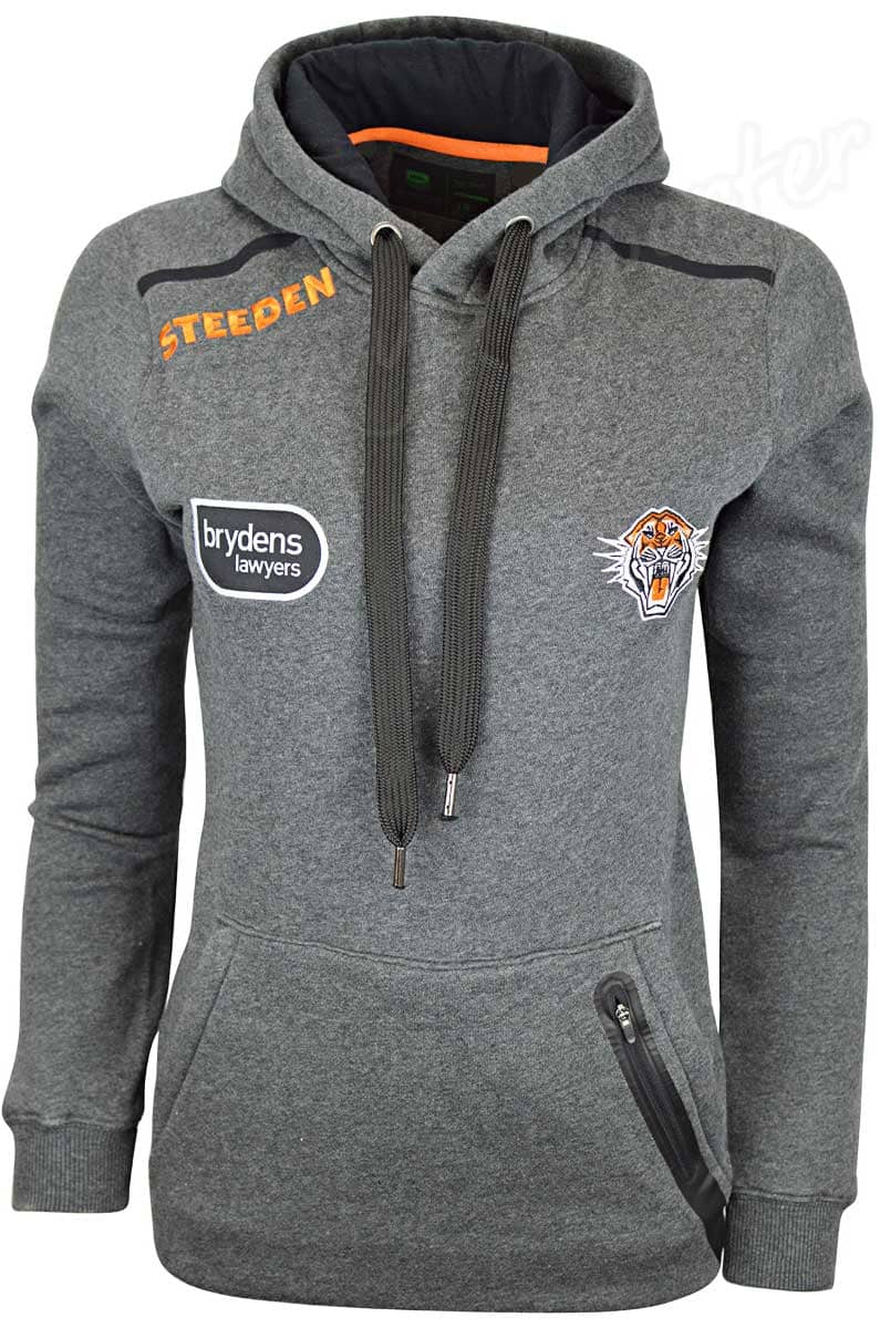Wests Tigers NRL Ladies Players Fleece Hoody