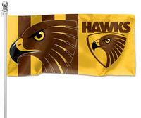 Hawthorn Hawks Pole Flag 1800mm by 900mm