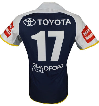 North Queensland Cowboys NRL No. 17 Player Issue Home Jersey Size Large