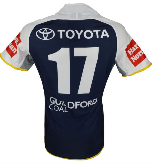 North Queensland Cowboys NRL No. 17 Player Issue Home Jersey Size Large