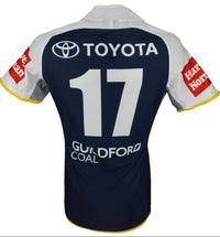 North Queensland Cowboys NRL No. 17 Player Issue Home Jersey Size Large