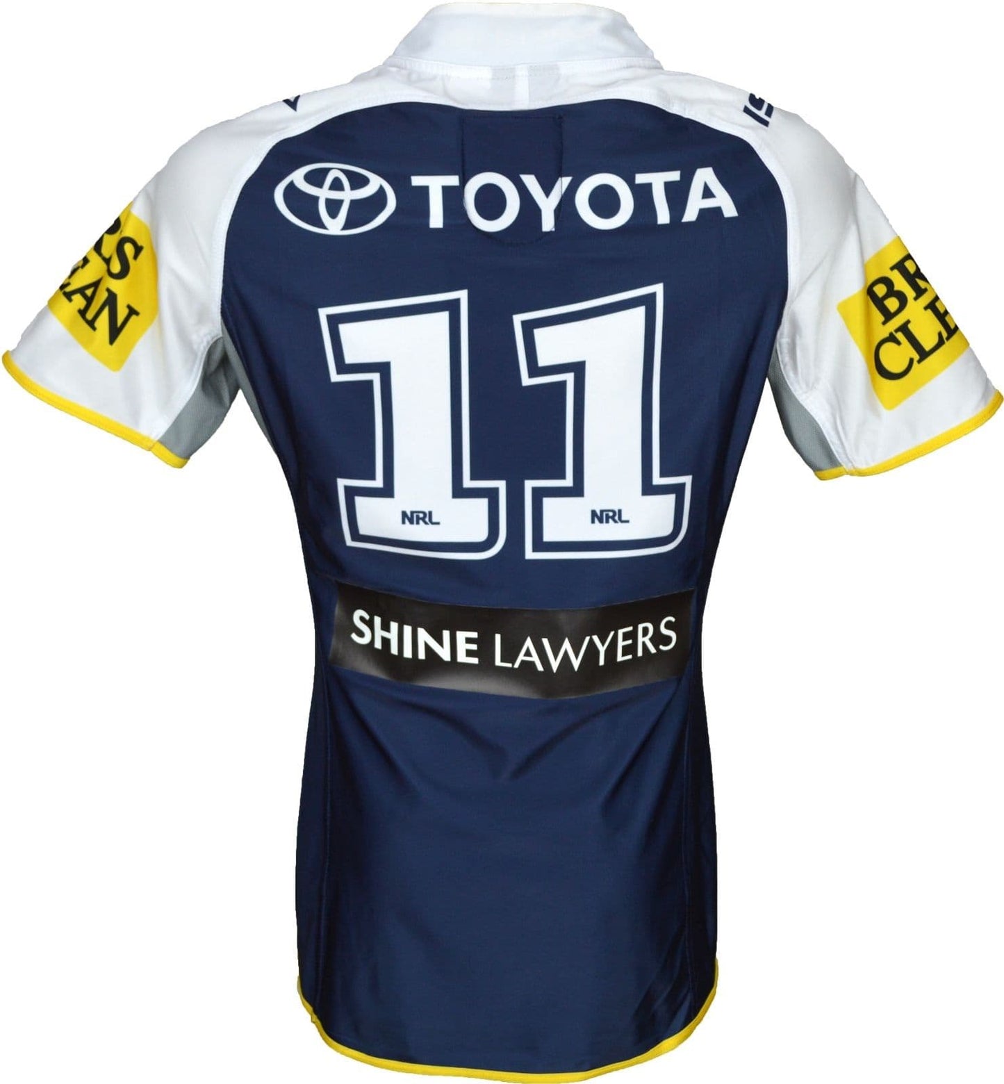 North Queensland Cowboys 2015 NRL No.11 Player Issue Home Jersey GPS pocket