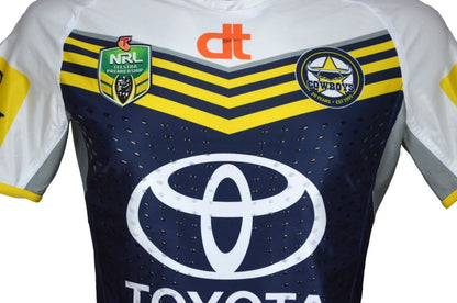 North Queensland Cowboys 2015 NRL No.12 Player Issue Home Jersey GPS pocket