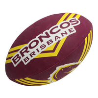 Brisbane Broncos 2025 NRL Size 5 Supporter Football