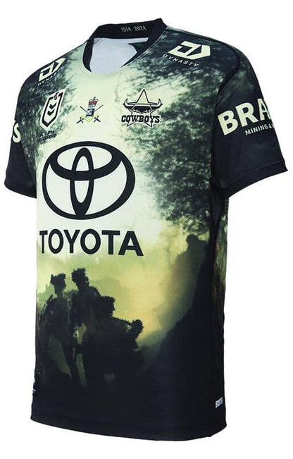 North Queensland Cowboys 2024 NRL Mens Defence Jersey