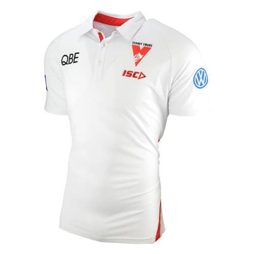 Sydney Swans AFL Mens Performance Polo Shirt