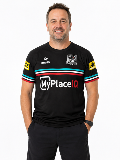 Penrith Panthers 2026 NRL Mens Black Training Shirt