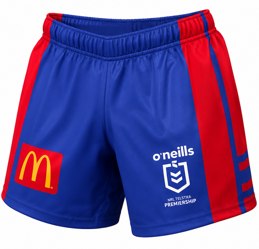 Newcastle Knights NRL Mens Playing Home Shorts