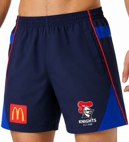 Newcastle Knights NRL Mens Training Shorts