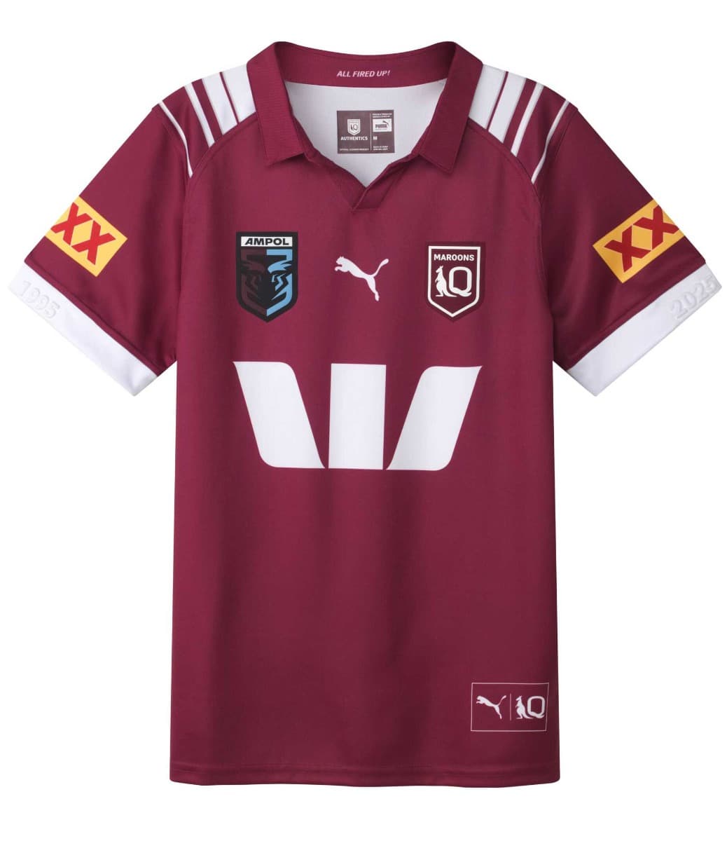 QLD Maroons 2025 State of Origin Mens On Field Jersey