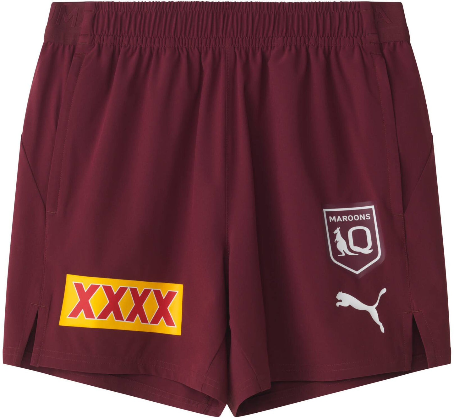 QLD Maroons 2026 State of Origin Mens Maroon Training Gym Shorts
