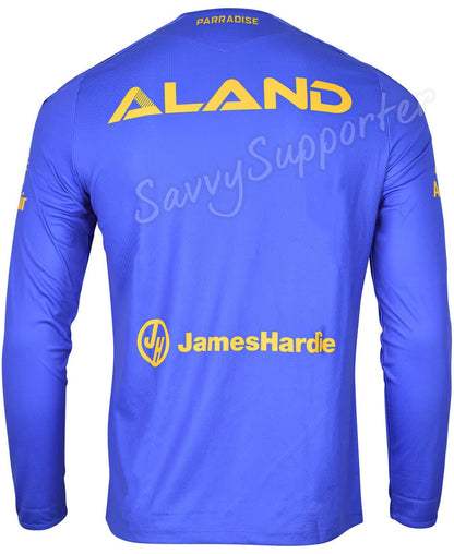 Parramatta Eels 2025 NRL Mens Long Sleeve Training Shirt