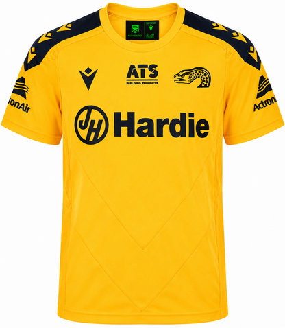 Parramatta Eels 2025 NRL Kids Yellow Training Shirt