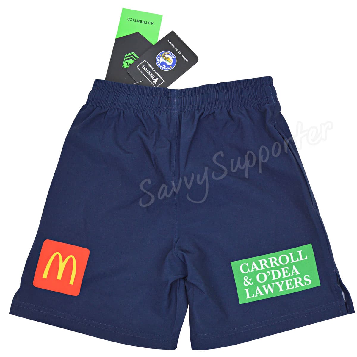 Parramatta Eels 2025 NRL Kids Navy Training Shorts