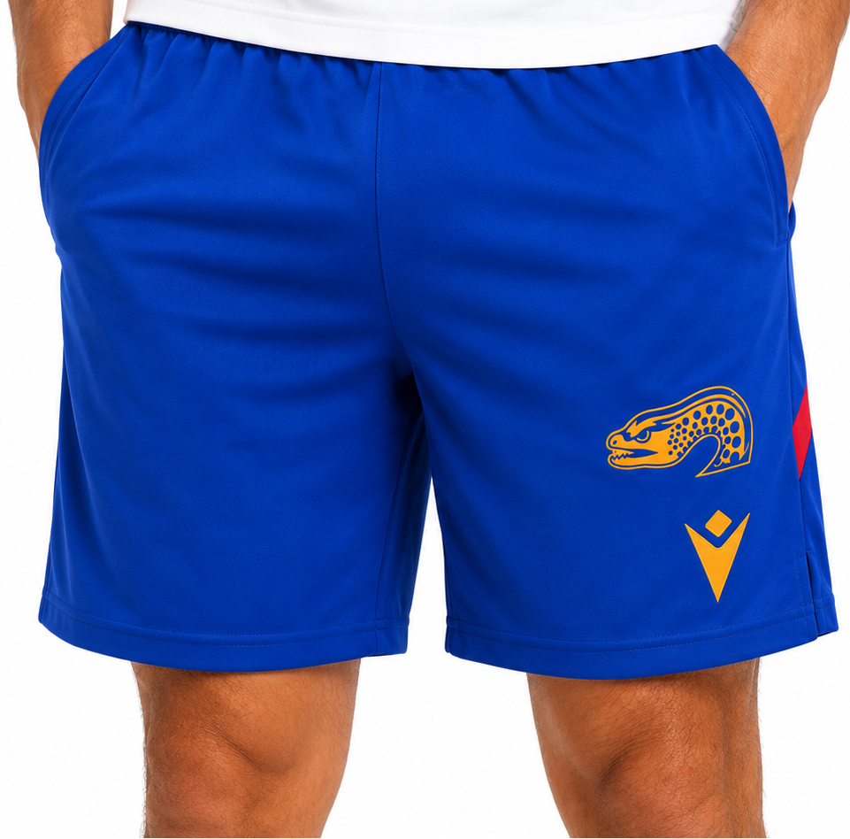 Parramatta Eels 2025 NRL Mens Blue Training Shorts