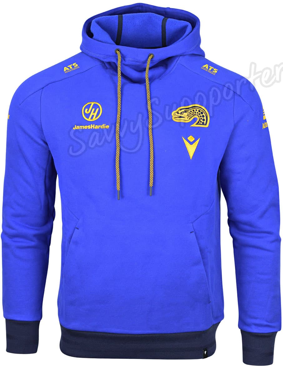Parramatta Eels 2025 Mens NRL Blue Travel Hoody