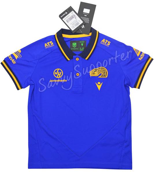 Parramatta Eels 2025 NRL Kids Travel Polo Shirt