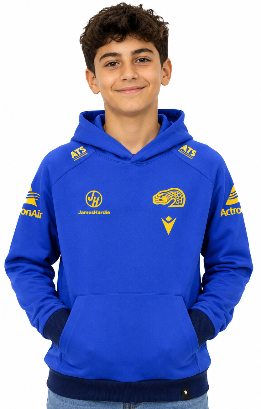 Parramatta Eels 2025 NRL Kids Royal Travel Hoody
