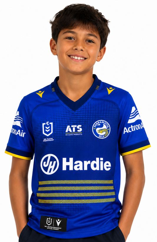 Parramatta Eels 2025 NRL Kids Home Jersey