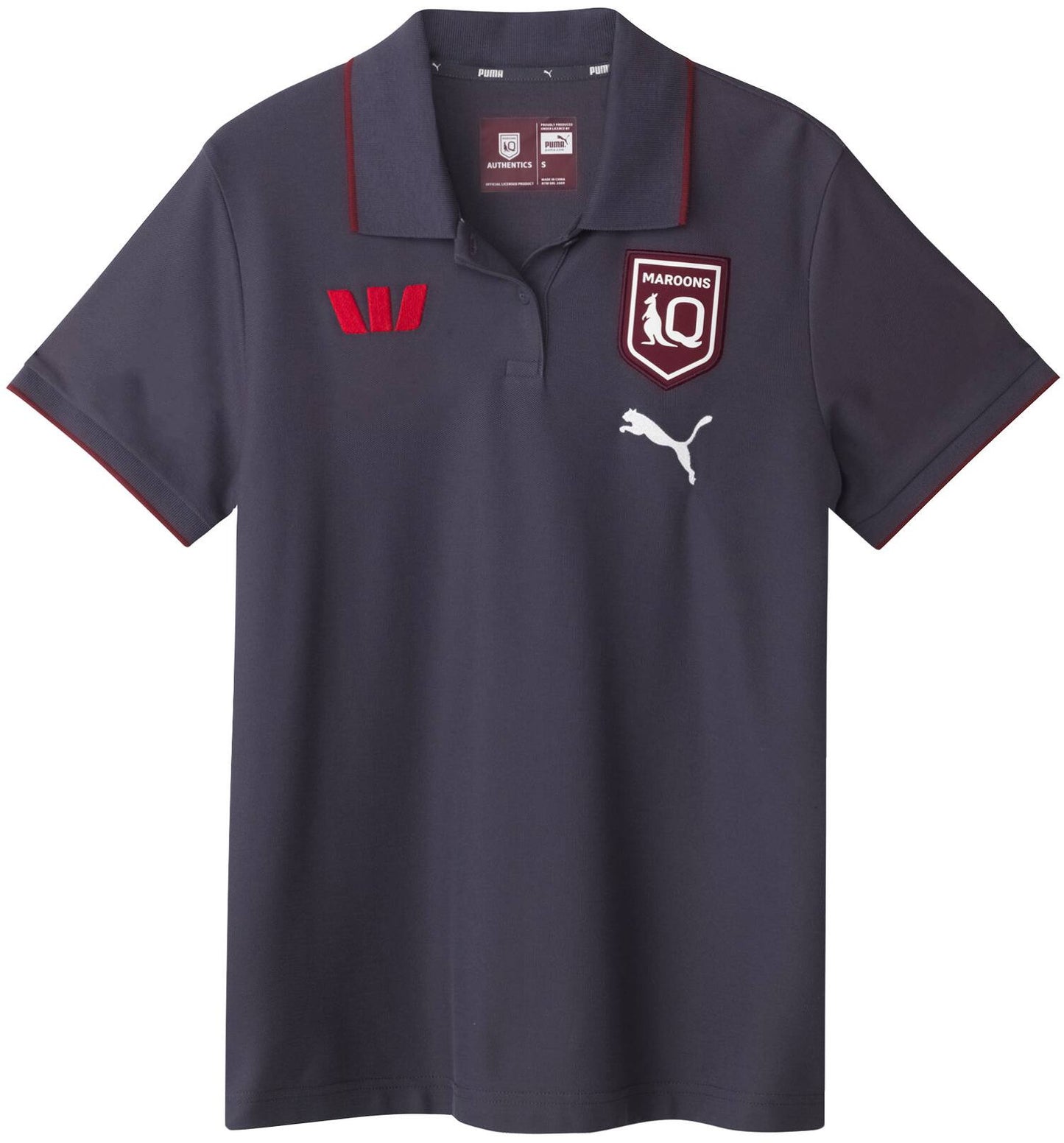 QLD Maroons 2026 State of Origin Ladies Team Polo Shirt