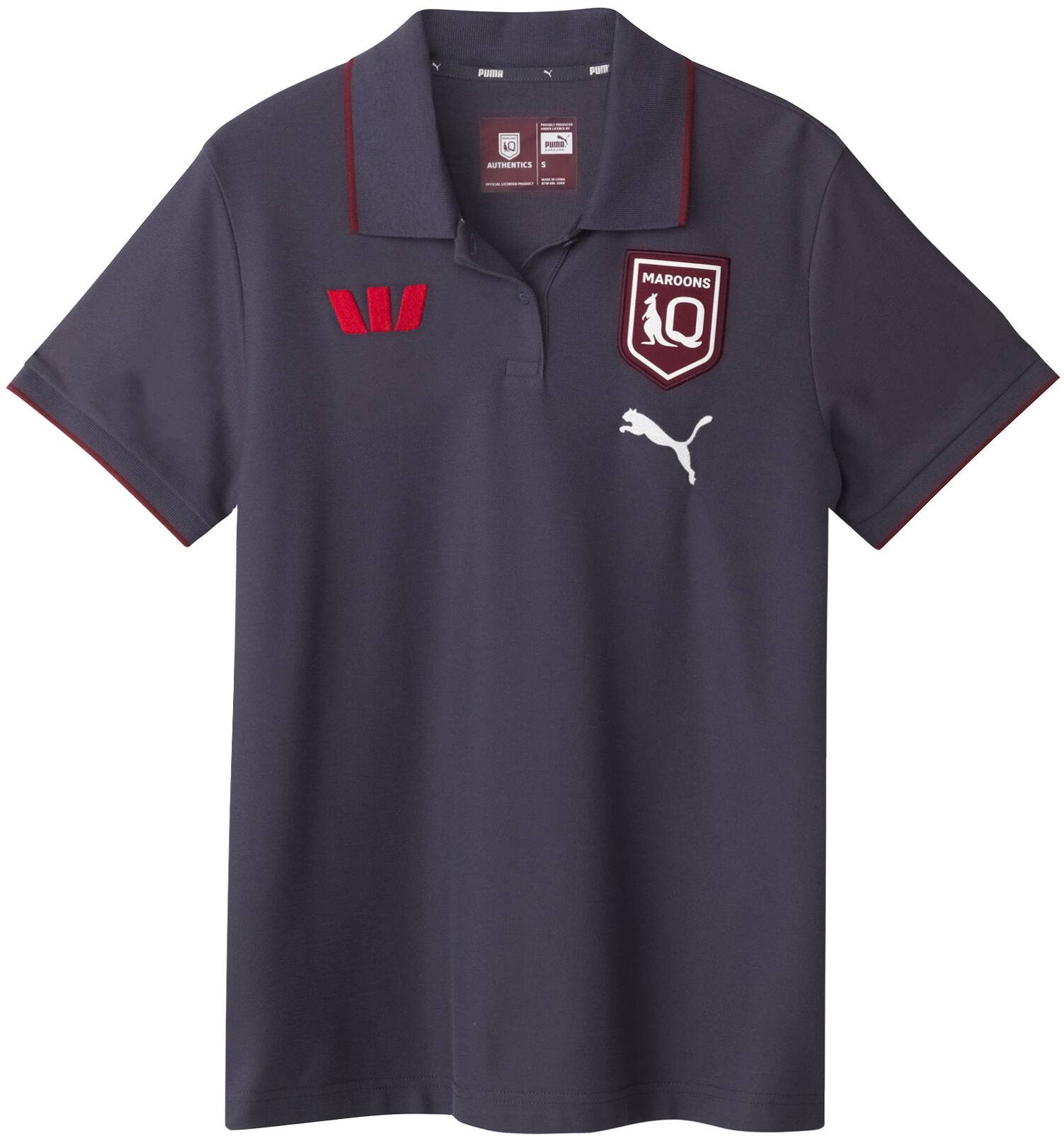 QLD Maroons 2026 State of Origin Ladies Team Polo Shirt