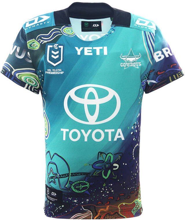 North Queensland Cowboys 2026 NRL Kids Indigenous Jersey