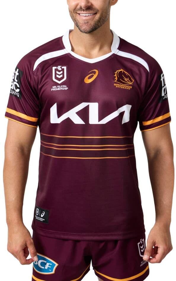 Brisbane Broncos 2025 NRL Mens Home Jersey