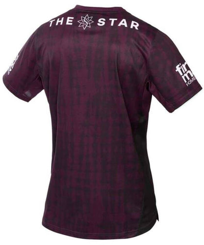Brisbane Broncos 2025 NRL Mens Maroon Training Shirt