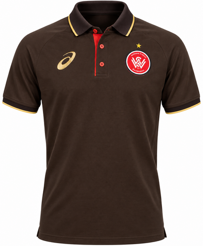 Western Sydney Wanderers 2026 Football Mens Team Polo Shirt