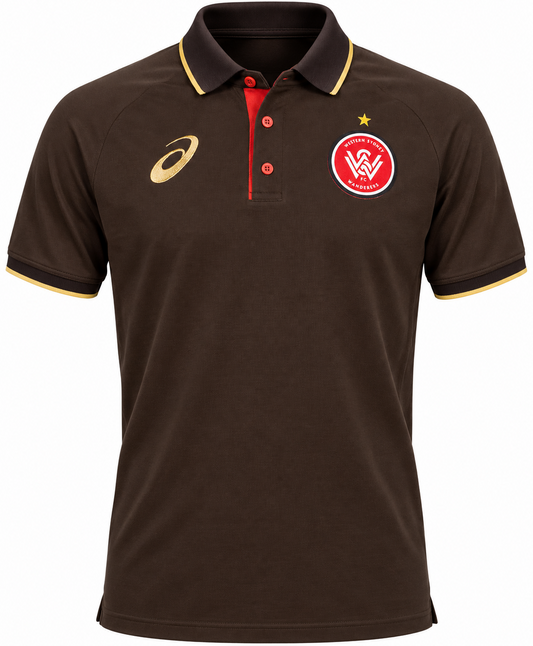 Western Sydney Wanderers 2026 Football Mens Team Polo Shirt