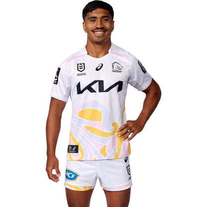 Brisbane Broncos 2025 NRL Mens X Sabo Alternate Jersey
