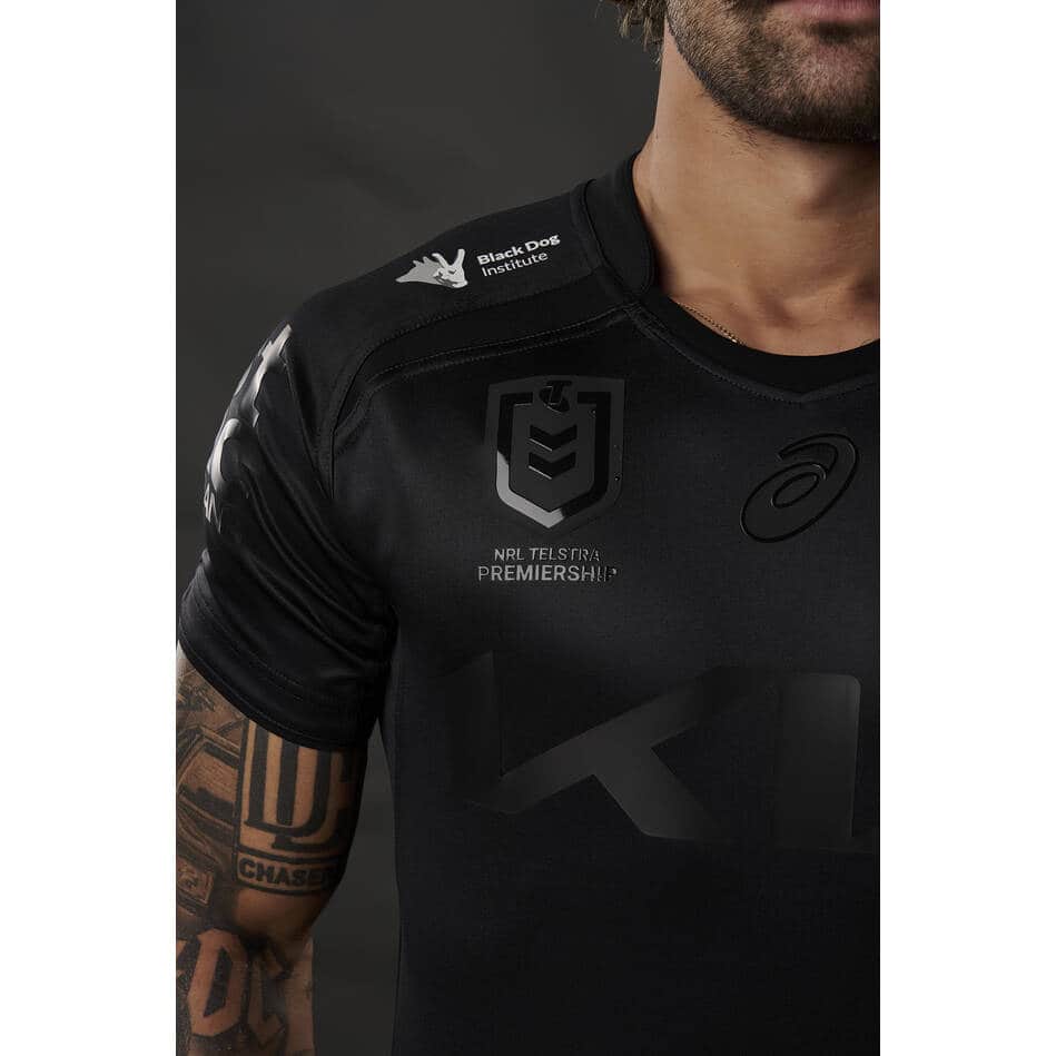 Brisbane Broncos 2025 NRL Ladies Black Dog Charity Jersey
