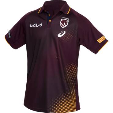 Brisbane Broncos 2026 NRL Ladies Maroon Training Polo Shirt