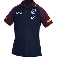 Brisbane Broncos 2026 NRL Mens Black Team Polo Shirt
