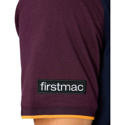 Brisbane Broncos 2026 NRL Mens Black Team Polo Shirt