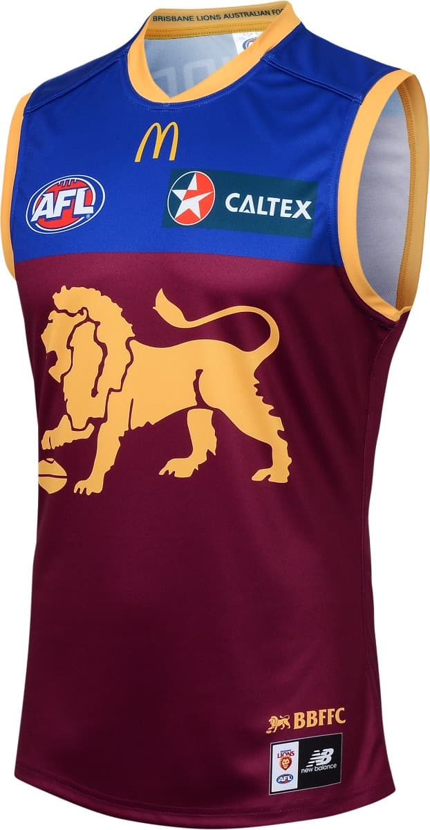 Brisbane Lions 2024 AFL Mens Home Guernsey