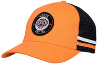 Wests Tigers 2025 NRL Stripe Trucker Cap